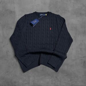 Black Polo Ralph Lauren Cable Knit
